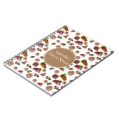 Delicious Waterverf Chocolate Desserts Name Notitieboek (Linkerzijde)