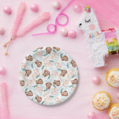 Delicious Wheat Bread Toast Patroon Papieren Bordje (Feest)