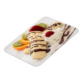 Delicious Whipped Cream and Banana Dessert Magneet (Linkerzijde)
