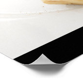 Delicious Whipped Cream and Banana Dessert Poster (Hoek)