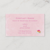 Delicious Whipped Cream and Banana Dessert Visitekaartje (Achterkant)