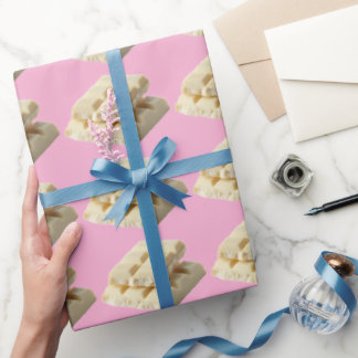 Delicious White Chocolate Squares Patroon – Zoet  Cadeaupapier