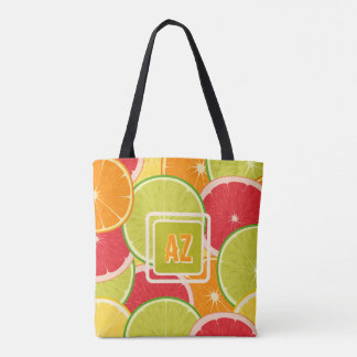 Delicious Zoete Citrus Gelukkige Kleurrijke Tote Bag