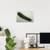 Delicious Zucchini Poster (Thuiskantoor)
