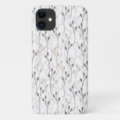 Delig fijn bloempatroon in zachte pastel iPhone ho Case-Mate iPhone Case (Achterkant)