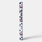 Delig ontwerp met navy lavendelbladeren Case-Mate iPhone case (Achterkant / Links)