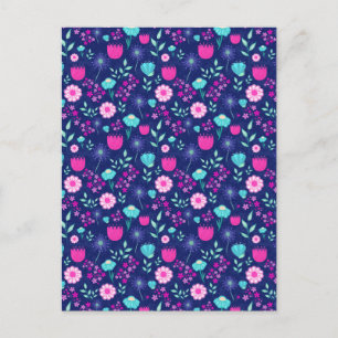 Delige Bloemen en Botanische Details Briefkaart