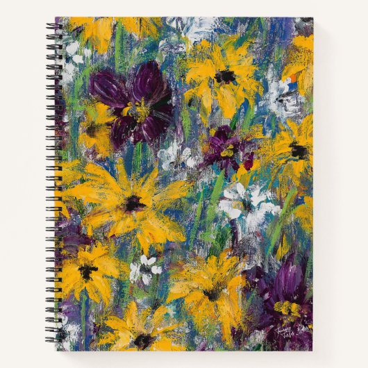 Delight Bloemen Notitieboek - Blank (Voorkant)