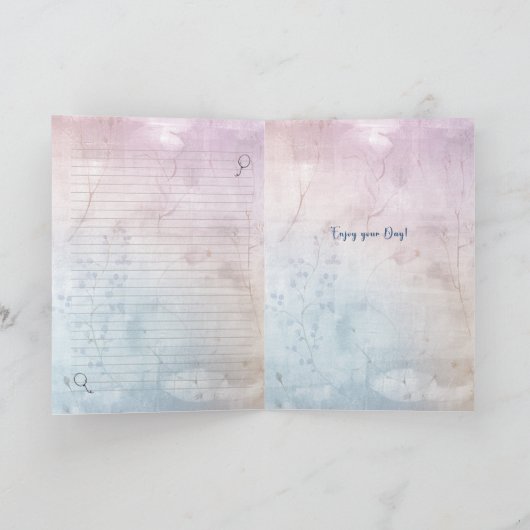 Delight Verjaardag Kaart (Binnen)