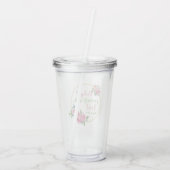 "Delight Yourself in the Lord" Clear Acryl Drinkbeker (Achterkant)