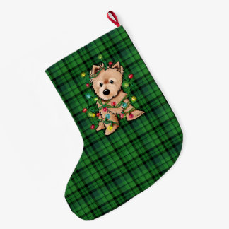 Delighted Norwich Terrier Christmas Stocking Grote Kerstsok