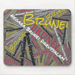 Delightful Brunei Flag Colors Patriotic Muismat