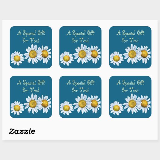Delightful Daisies Gift Sticker (Vel)
