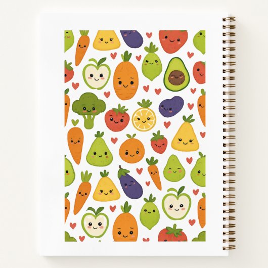 Delightful Fruits and Veggies Notitieboek (Achterkant)