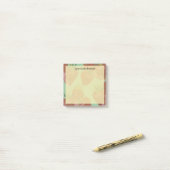 Delightful Groene Pastel Strawberry Post-it® Notes (Op bureau)