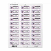 Delightful Hearts Schommelpaard Adreslabel Etiket (Full Sheet)