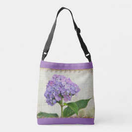 Delightful Lavender Hydranga Crossbody Tas
