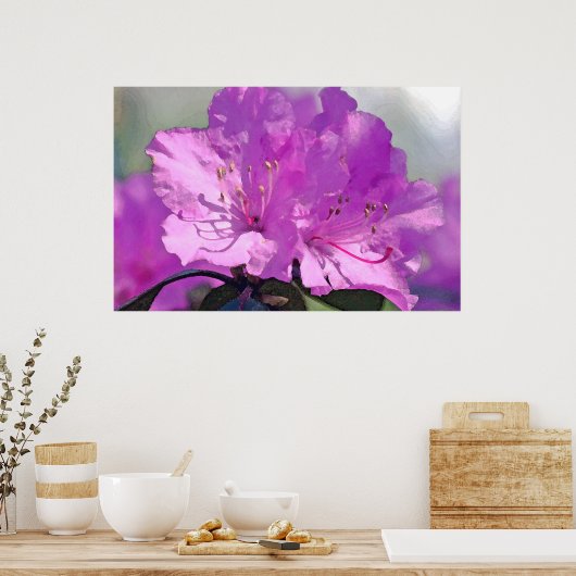 Delightful Lavender Poster (Keuken)