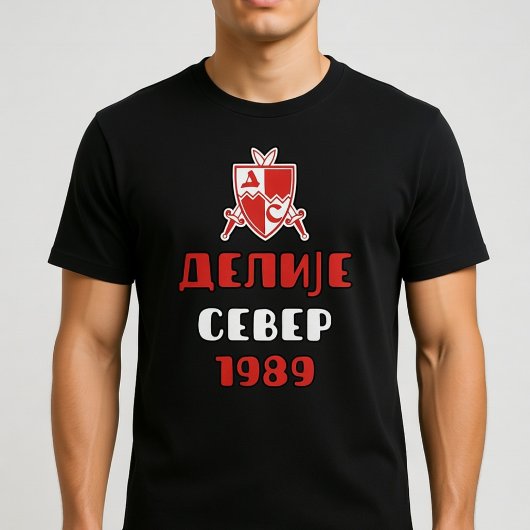 Delije Noord 1989 Rode Ster T-shirt