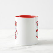 Delije Noord 1989 Rood Wit Retro Mok (Midden)