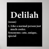 Delilah Name Definition  Poster (Voorkant)