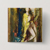 Delilah Vierkante Button 5,1 Cm (Voorkant)