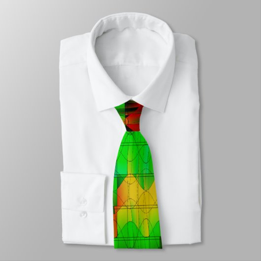 Delirium coole kleurrijke moderne abstracte stropd stropdas (Gebonden)
