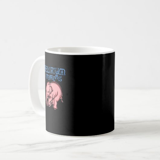Delirium Pink Elephant POP Koffiemok (Voorkant links)