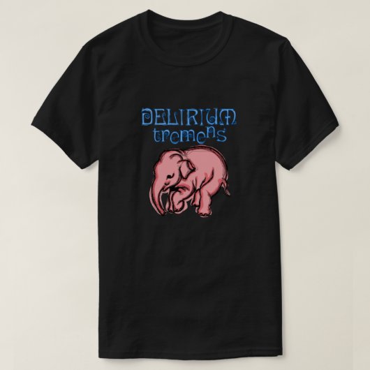 Delirium Pink Elephant POP T-shirt (Design voorkant)