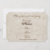 Deliscious Chai Tea Cup - Tea Party Uitnodigen Kaart (Achterkant)