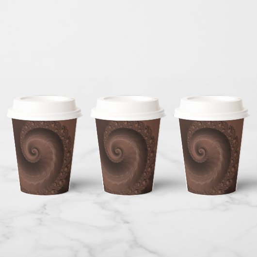 Delish Chocolate Swirl Papieren Bekers (Multi)