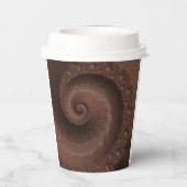 Delish Chocolate Swirl Papieren Bekers (Achterkant)
