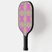 Delish Paarse alternatief diamantpatroon Pickleball Paddle (Links)