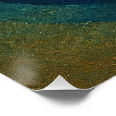 Deliver Calm: Seeds of Stillness Indigo & Ochre Perfect Poster (Hoek)