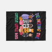 Delivering The Cutest Boos Labor And Delivery Hall Fleece Deken (Voorkant (Horizontaal))