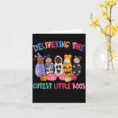 Delivering The Cutest Boos Labor And Delivery Hall Kaart (Gele Bloem)