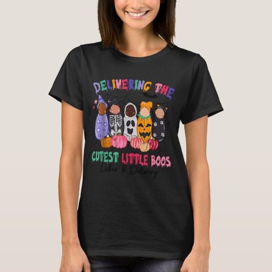 Delivering The Cutest Boos Labor And Delivery Hall T-shirt (Voorkant)