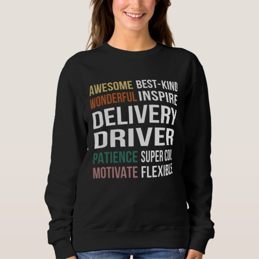 Delivery Driver  Appreciation Trui (Voorkant)