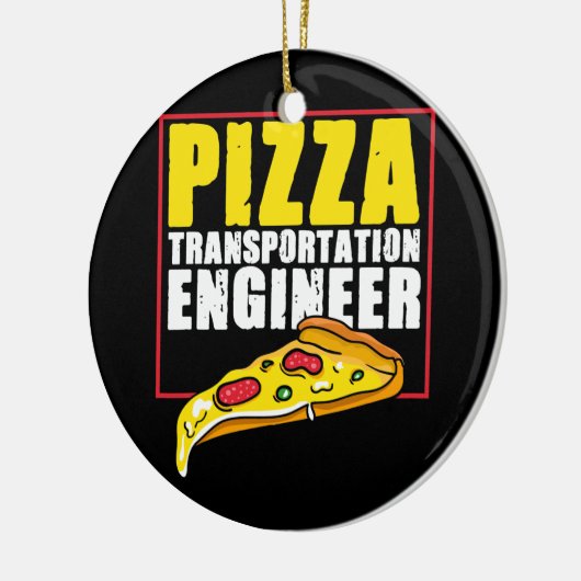 Delivery Guy Pizza Chef Keramisch Ornament (Links)