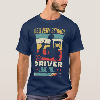 Delivery Service Driver Courier Food Delivery Guy T-shirt