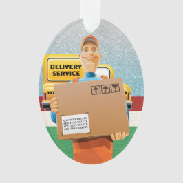 Delivery Service-Ornament Ornament
