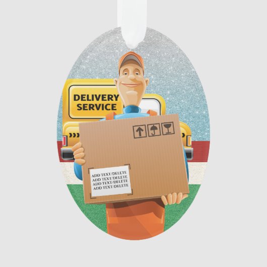 Delivery Service-Ornament Ornament (voorkant)