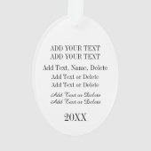 Delivery Service-Ornament Ornament (achterkant)