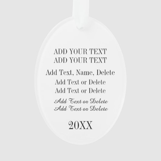 Delivery Service-Ornament Ornament (achterkant)