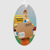 Delivery Service-Ornament Ornament (voorkant)
