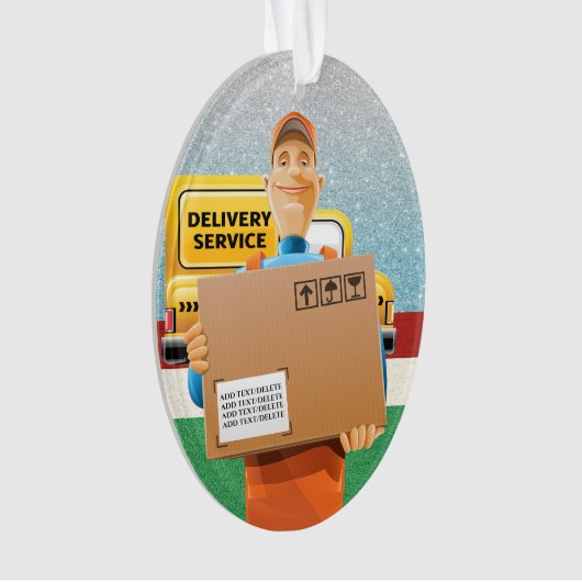 Delivery Service-Ornament Ornament (voorkant)