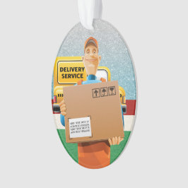 Delivery Service-Ornament Ornament