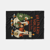 Delivery Squad Labor And Delivery Nurse Christmas Fleece Deken (Voorkant (Horizontaal))