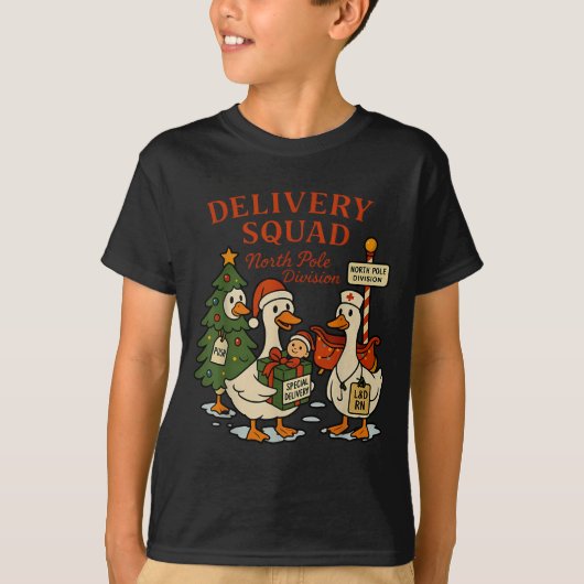 Delivery Squad Labor And Delivery Nurse Christmas  T-shirt (Voorkant)