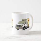 Delivery Van Koffiemok (Voorkant rechts)